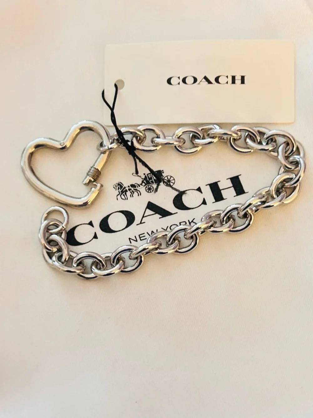 Coach Heart Charm Bracelet - Picture 6 of 14